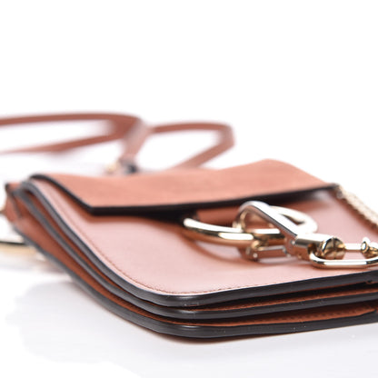 Chloe Suede Calfskin Mini Faye Bracelet Bag Waterlily 5 of 9