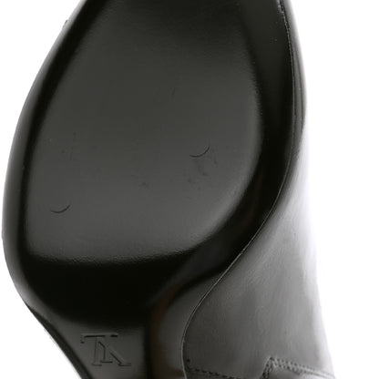 Louis Vuitton Calfskin Illusion Ankle Boots 37 Black Beige 10 of 10