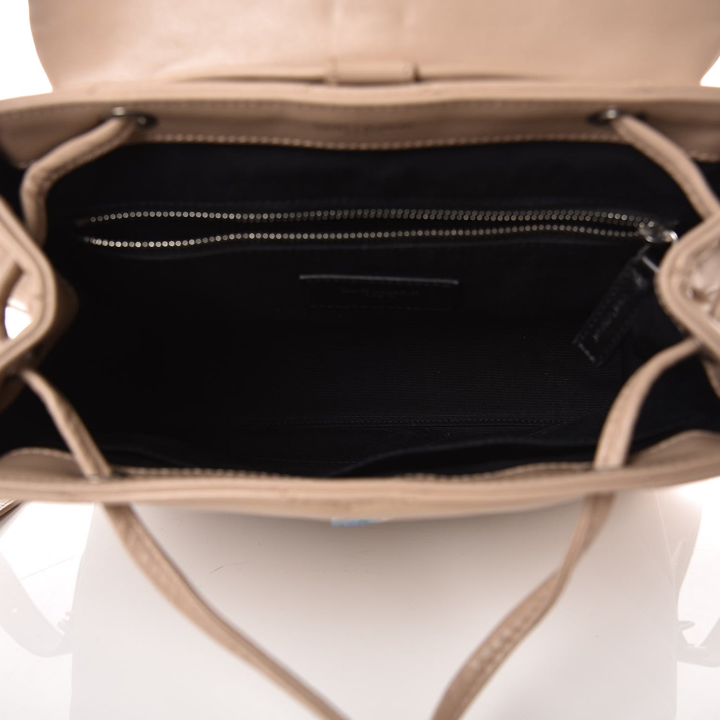 Calfskin Y Quilted Monogram Small Loulou Backpack Nude Powder