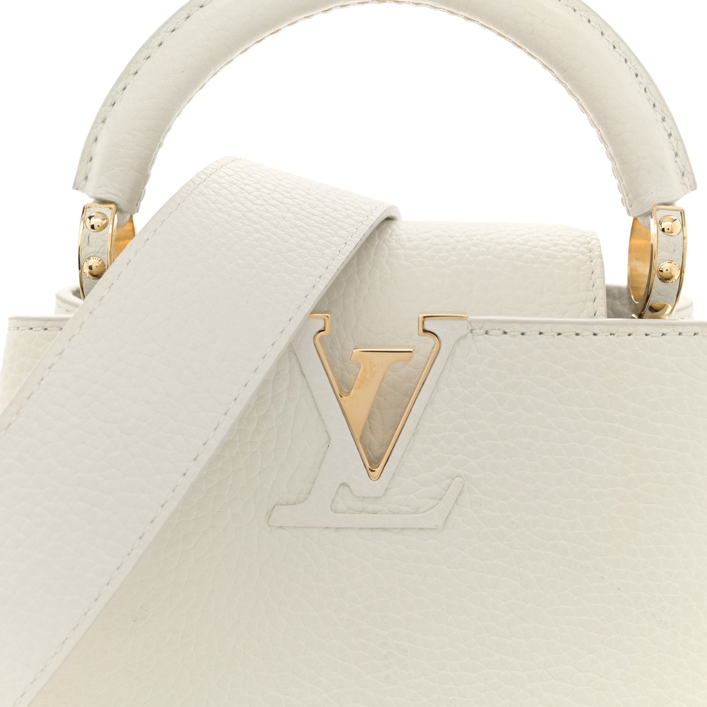 Taurillon Mini Capucines White