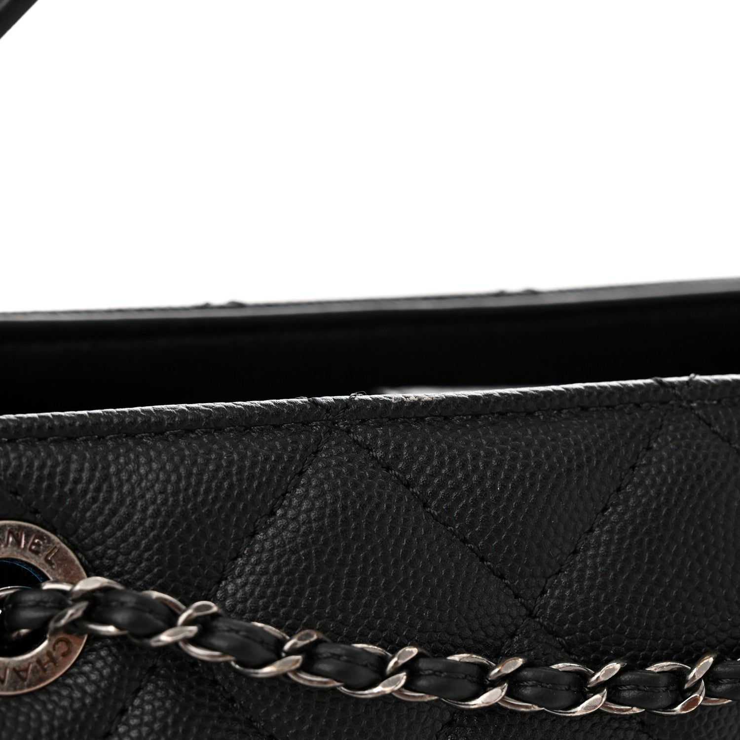 Chanel Caviar Quilted Medium CC Bucket Bag Black 13 of 13
