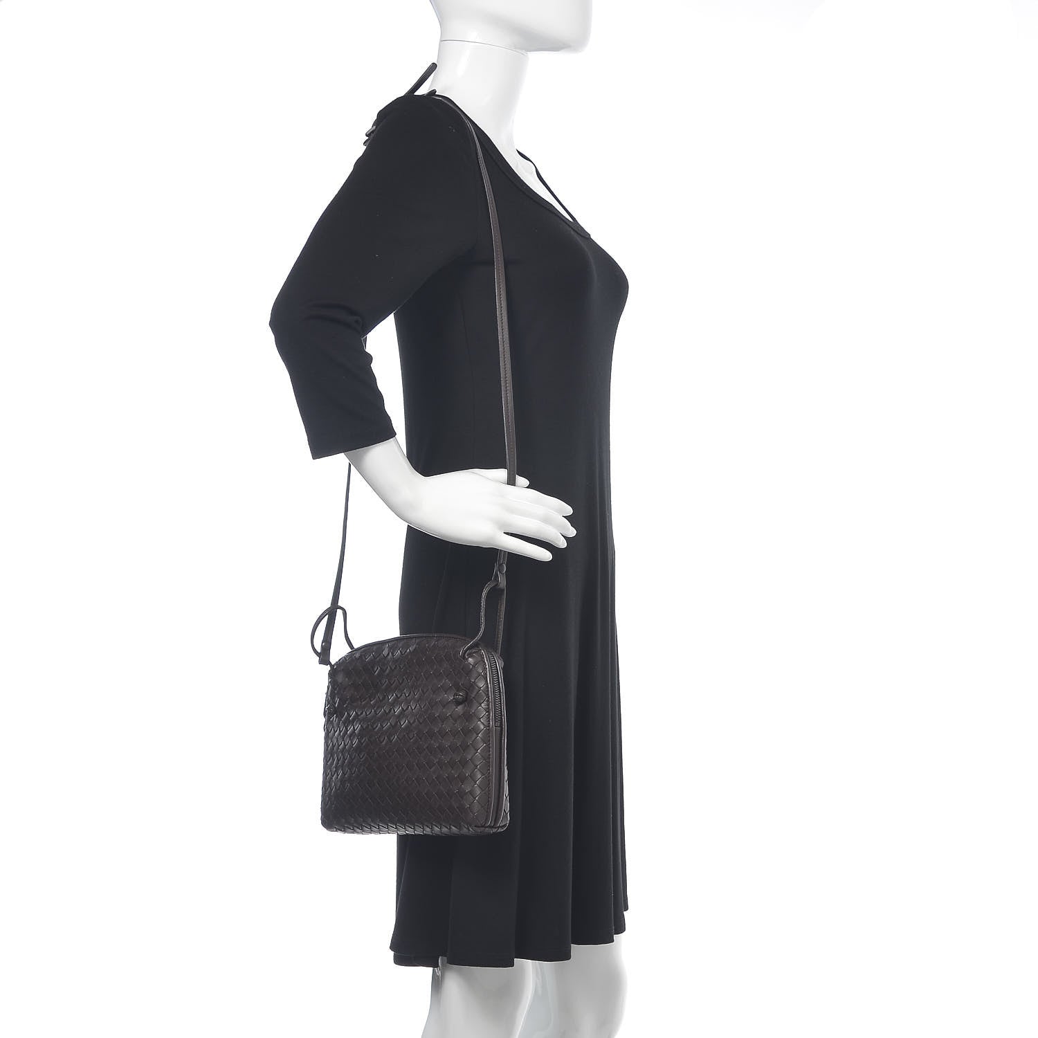 Bottega Veneta Nappa Intrecciato Nodini Bag Ebano 2 of 11
