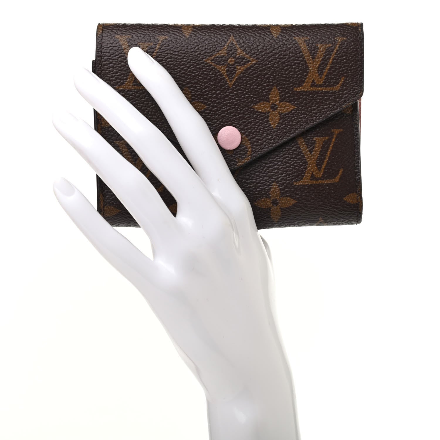 Louis Vuitton Monogram Victorine Wallet Rose Ballerine 2 of 8
