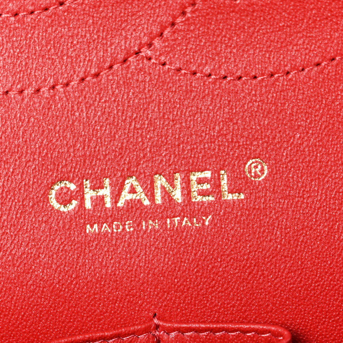 Chanel Caviar Quilted Jumbo Double Flap Red 6 of 10