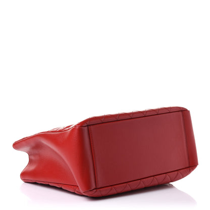 Chanel Caviar Quilted Grand Shopping Tote GST Red 4 of 10