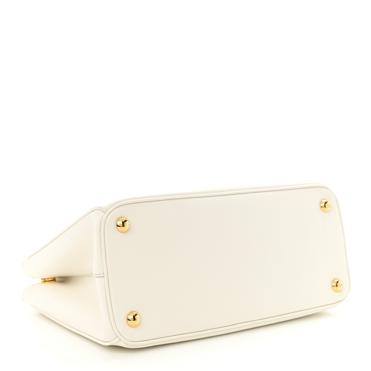 Prada Saffiano Lux Small Galleria Double Zip Tote White 4 of 9