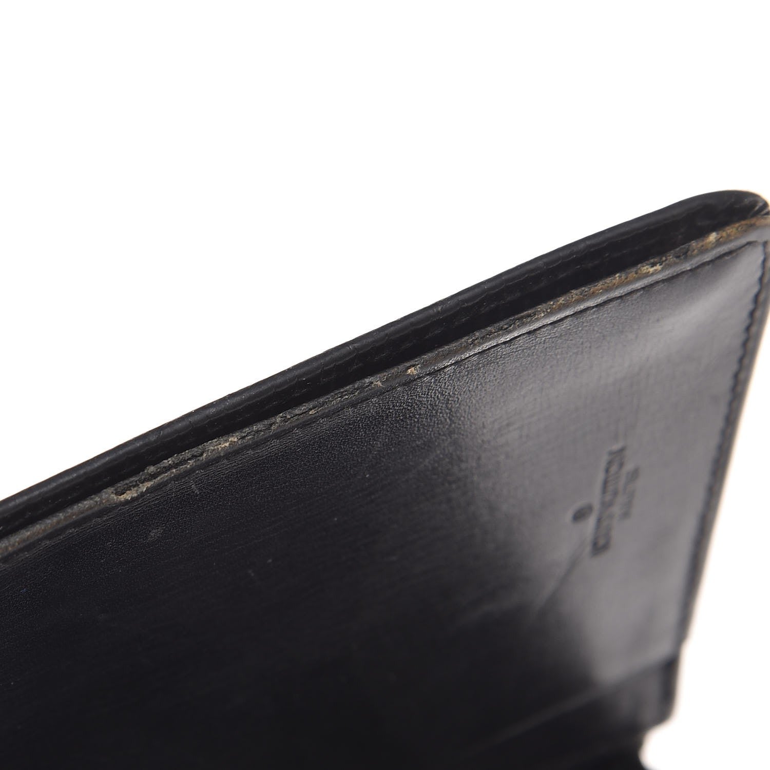 Louis Vuitton Epi Checkbook Card Holder Black 7 of 9