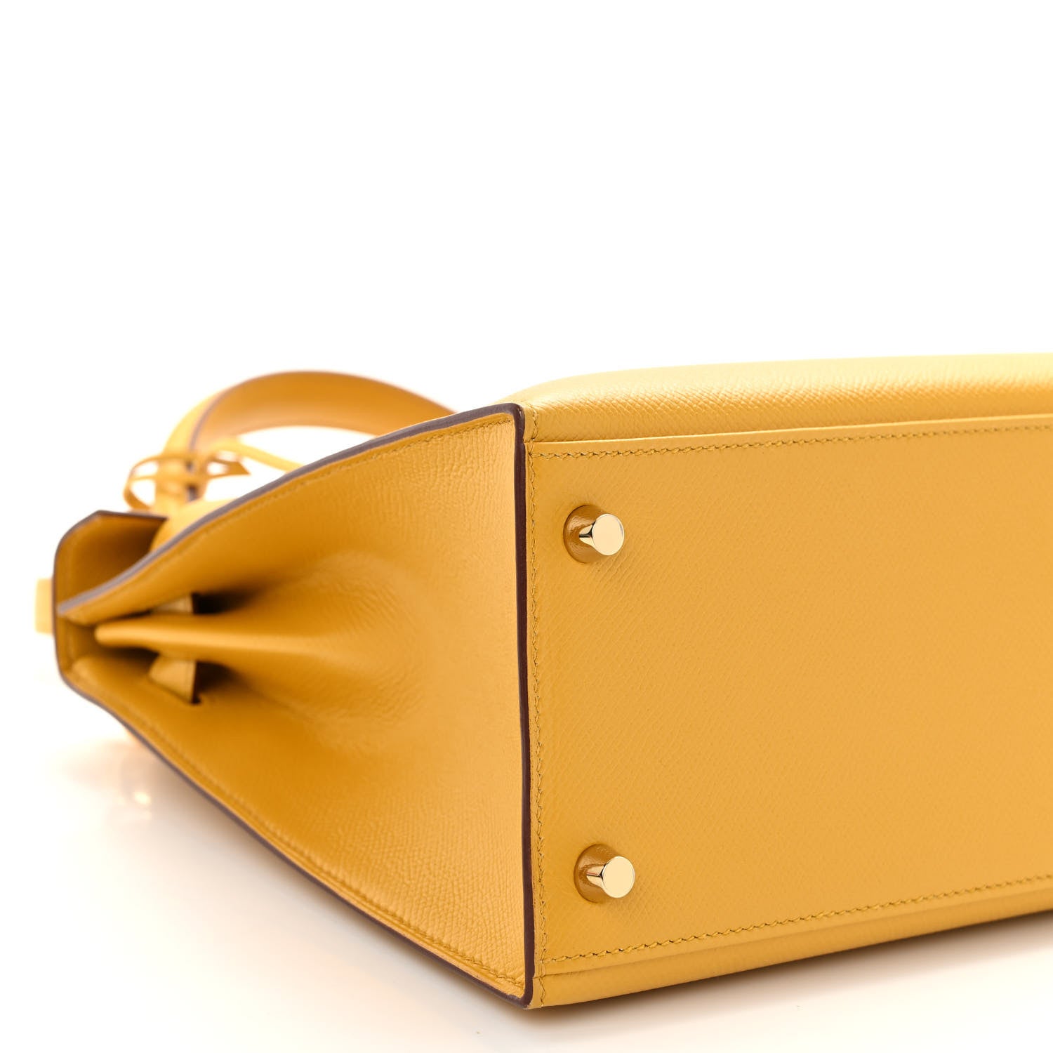 Hermes Epsom Kelly Sellier 28 Jaune Ambre 9 of 13