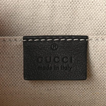 Gucci Calfskin Bamboo Web Large Dionysus Top Handle Bag Black Bright Evergreen Hibiscus Red 6 of 13