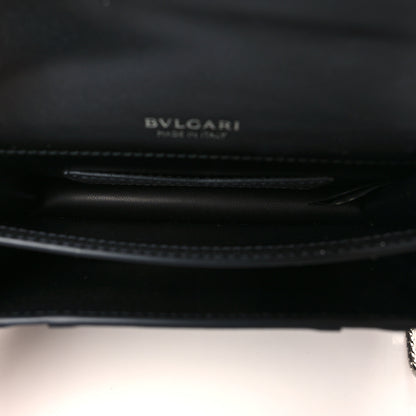 Bulgari Serpenti Forever Metallic Nightbird Calfskin Mini Crossbody Anthracite 4 of 5