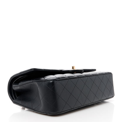 Chanel Lambskin Quilted Medium Double Flap Black 4 of 12