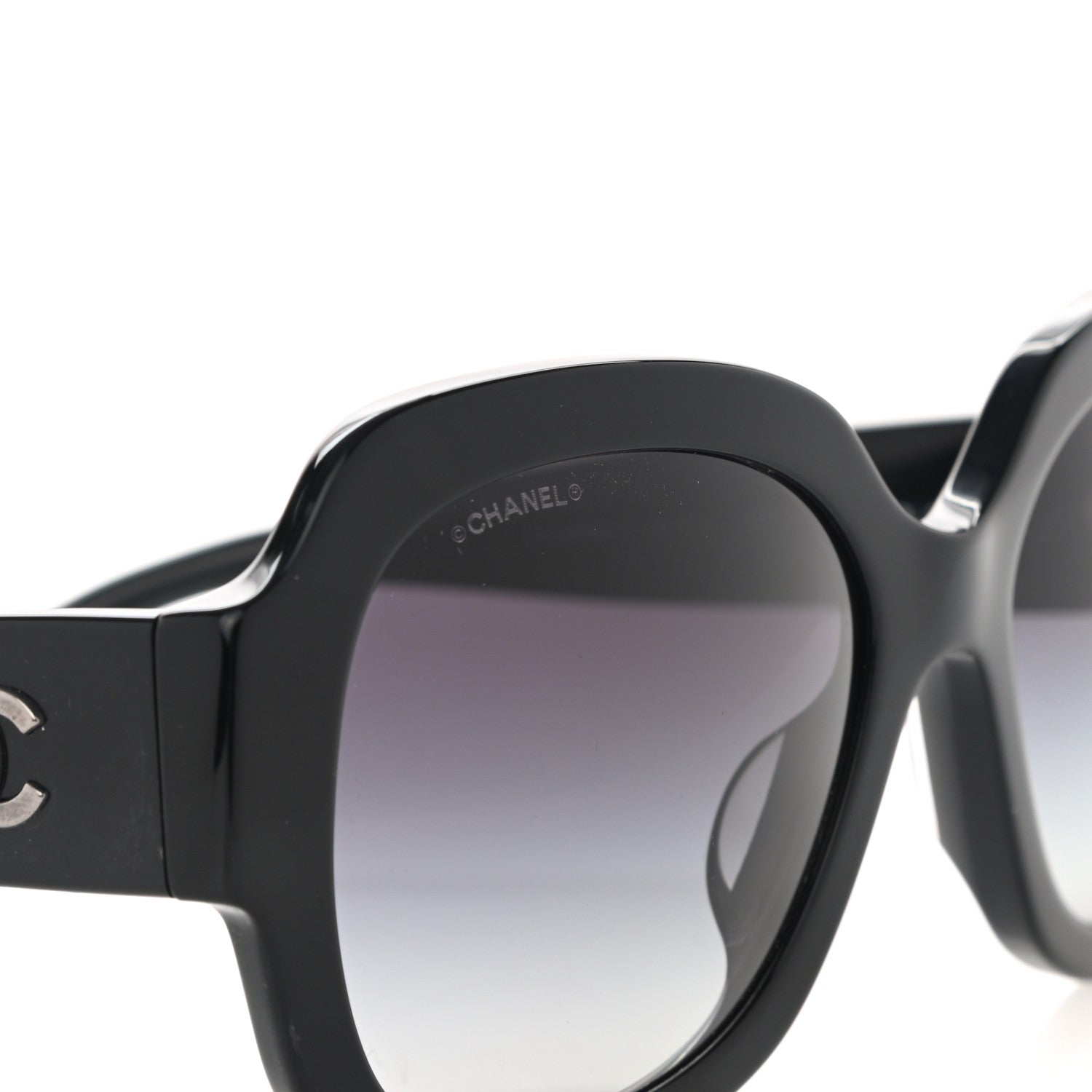 Chanel Acetate CC Sunglasses 5373 Black 7 of 8