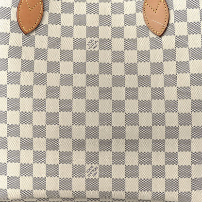 Louis Vuitton Damier Azur Neo Neverfull MM Rose Ballerine 8 of 11