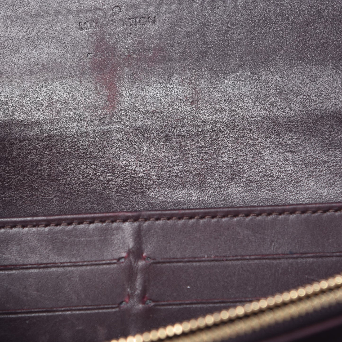 Vernis Sarah Wallet Amarante