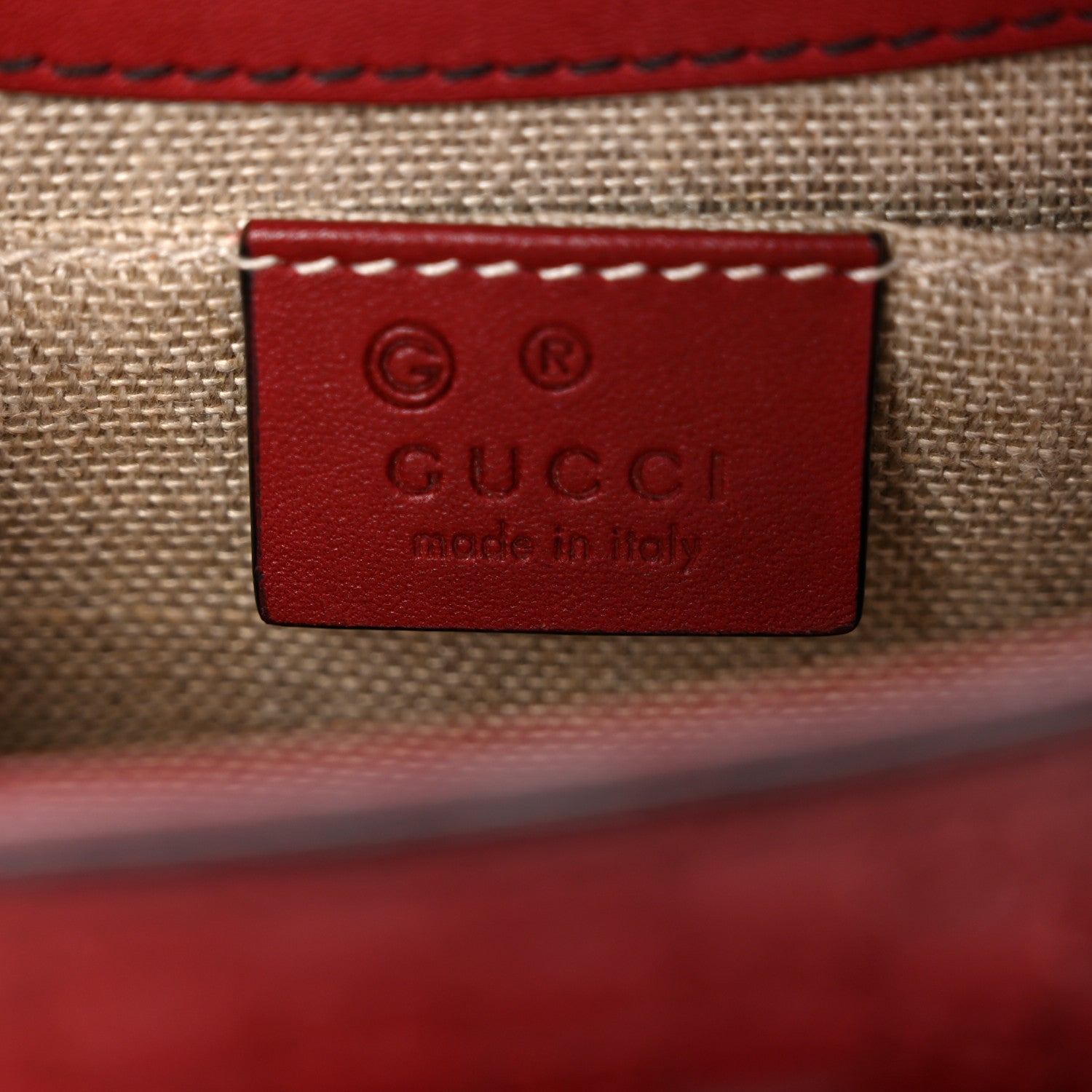 Gucci Soft Microguccissima Mini Emily Chain Shoulder Bag Rosso 6 of 10