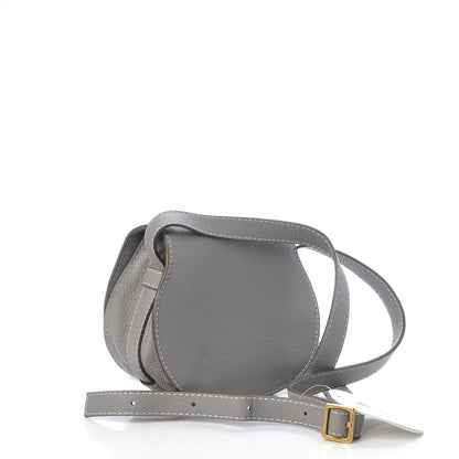 Chloe Calfskin Mini Marcie Round Crossbody Bag Cashmere Grey 3 of 9