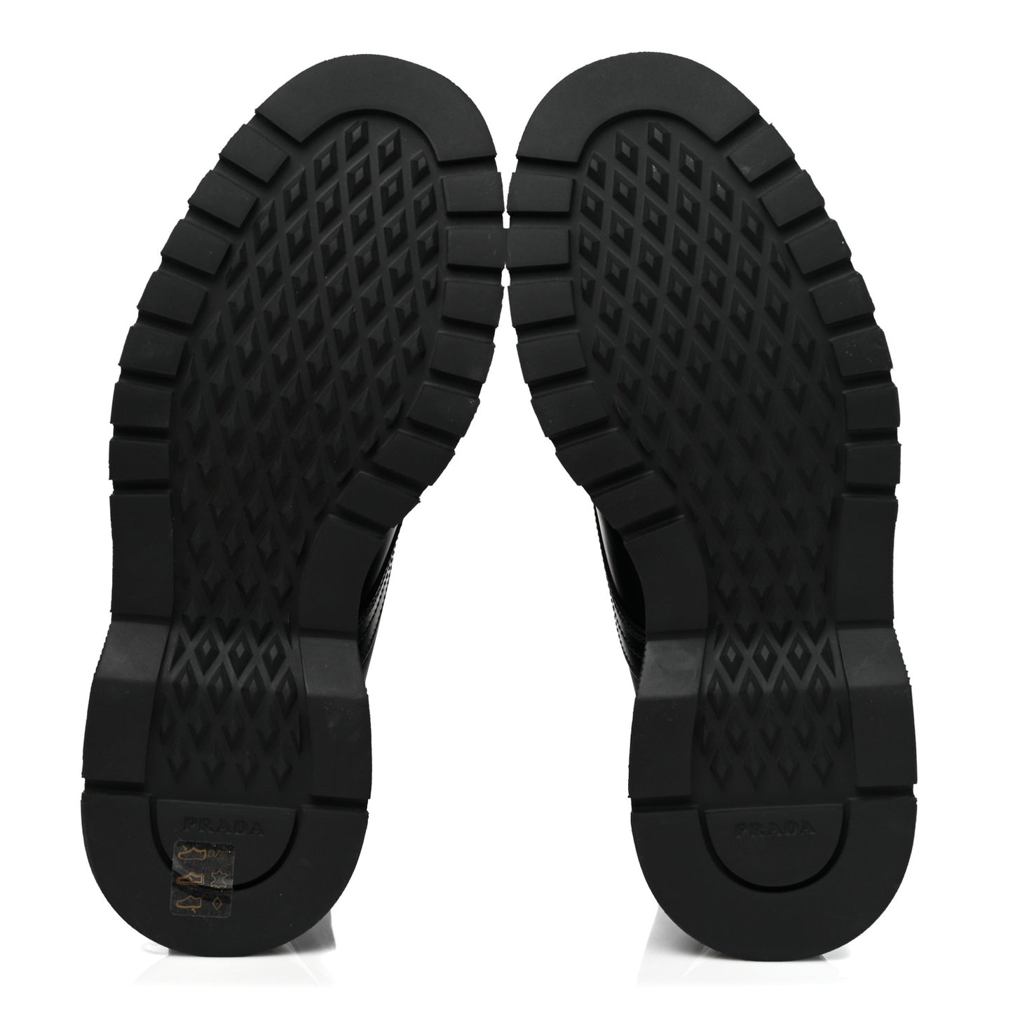 Spazzolato Rois Re-Nylon Metal Triangle Logo Mens 40mm Combat Boots 6 Black