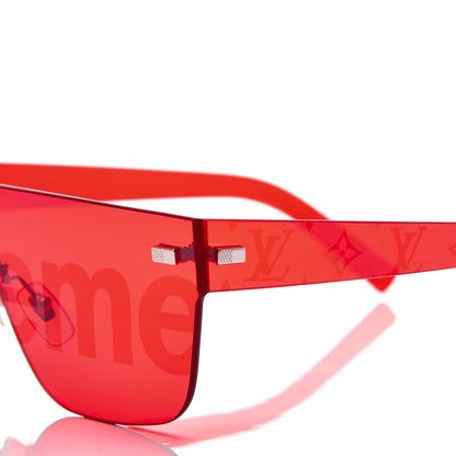 Louis Vuitton X SUPREME City Mask Sunglasses Coquelicot 5 of 8