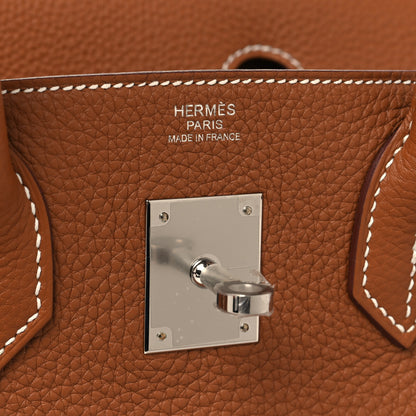 Hermes Togo Birkin 30 Gold 6 of 13