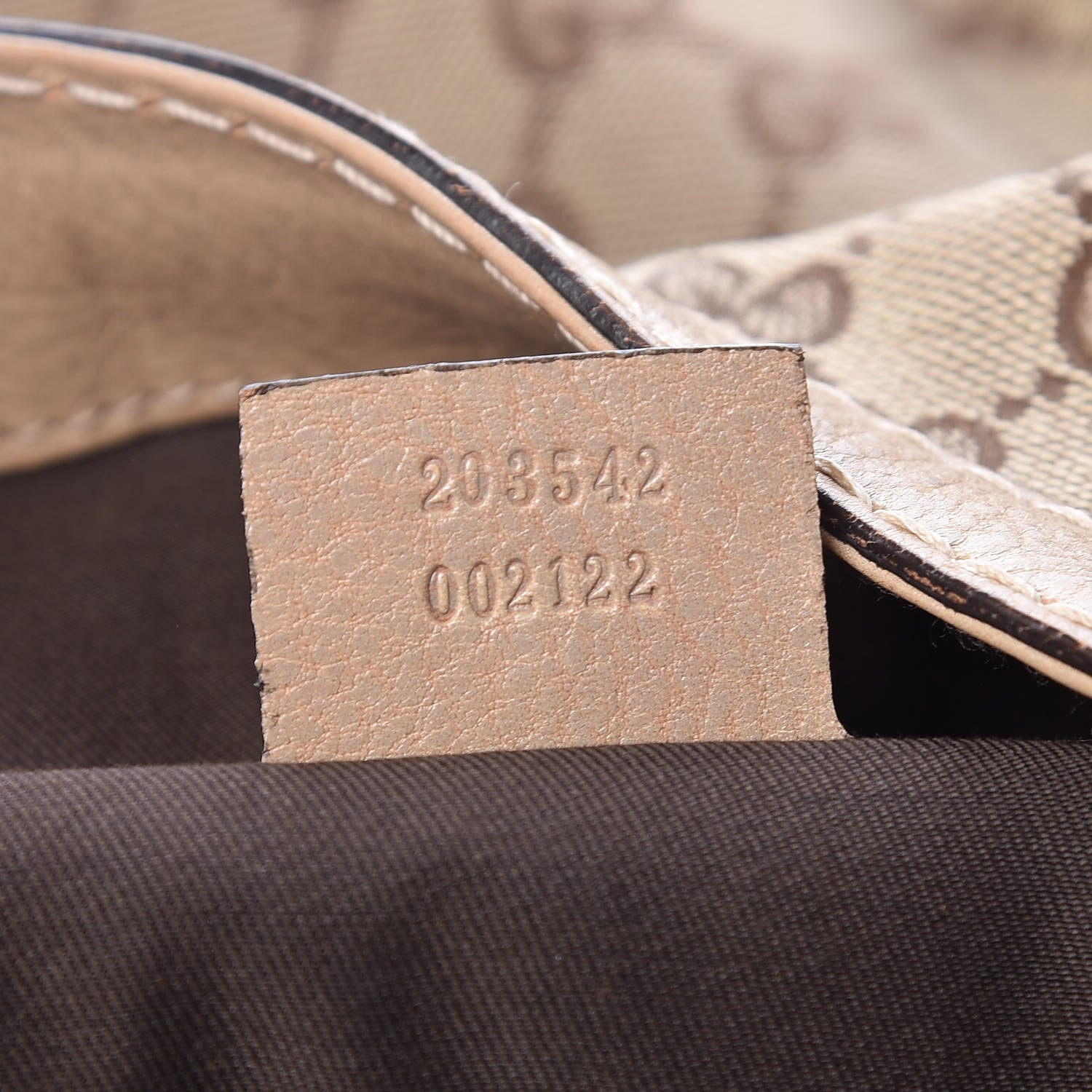 Gucci Monogram Large Jockey Hobo Beige 8 of 13