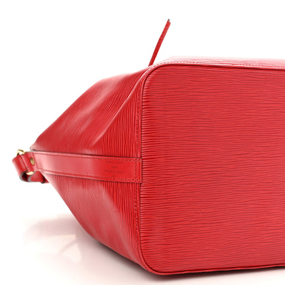 Louis Vuitton Epi Petit Noe Castillan Red 7 of 10