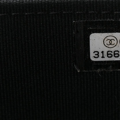 Chanel Lambskin Quilted Small Top Handle Vanity Case With Chain Black 7 of 10