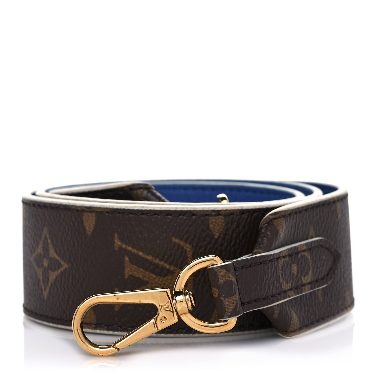 Monogram Bandouliere Shoulder Strap Blue