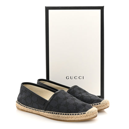Gucci Monogram Espadrilles 38 Black 10 of 10