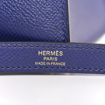 Hermes Epsom Kelly Sellier 32 Bleu Encre 21 of 36