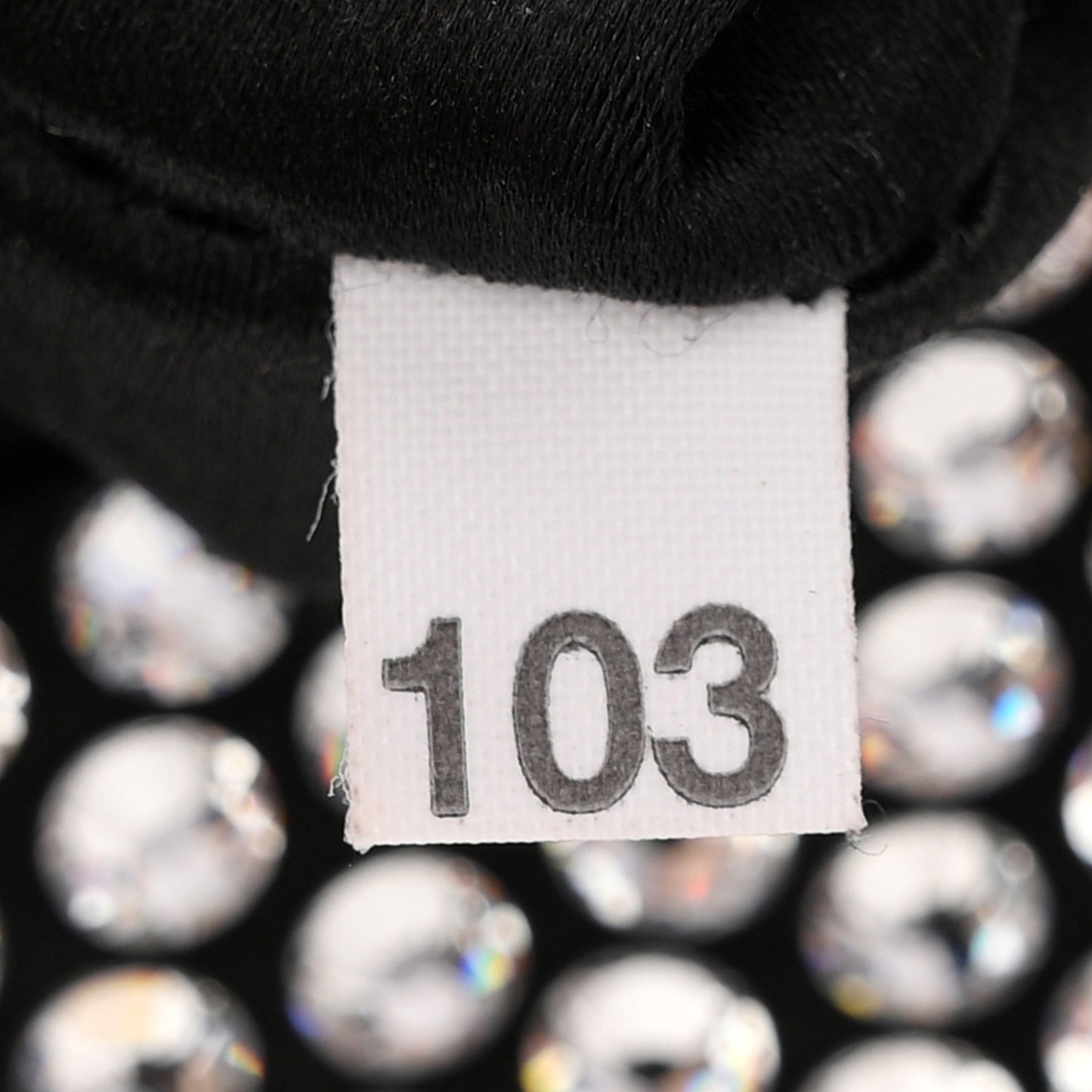 Satin Crystal Mini Re-Edition 2000 Bag Cristal