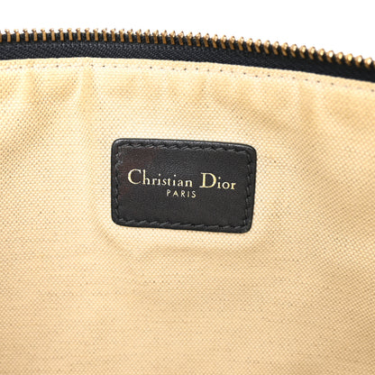 Christian Dior Oblique Monogram Pouch Clutch Blue 6 of 8