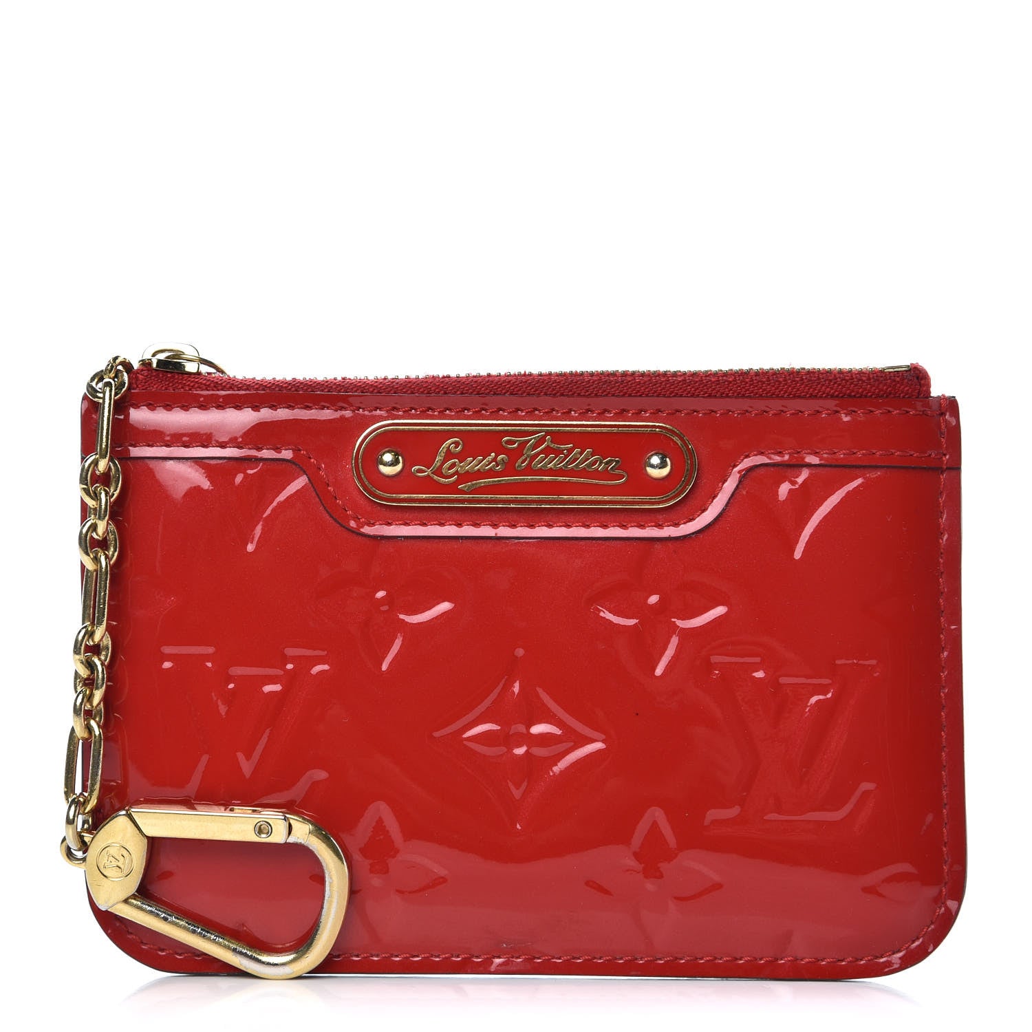 Louis Vuitton Vernis Key Pouch Pomme D'Amour 1 of 10