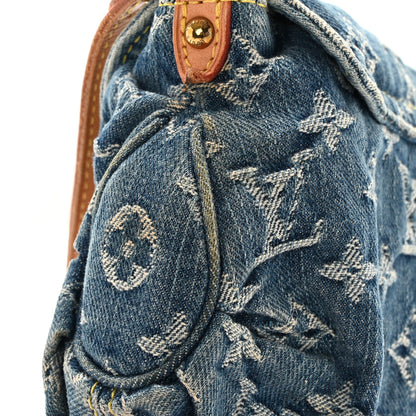 Louis Vuitton Monogram Denim Mini Pleaty Blue 14 of 16