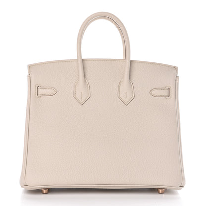 Hermes Togo Birkin 25 Beton 4 of 40
