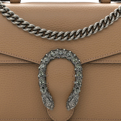 Gucci Dollar Calfskin Crystal Small Dionysus Shoulder Bag Natural Tan Black Diamond 9 of 14