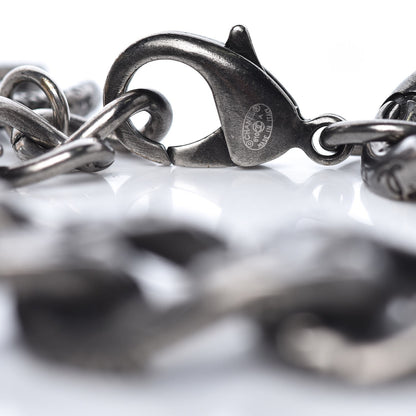 Chanel Chain Link CC Bracelet Dark Silver 4 of 4