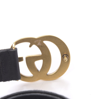 Gucci Faded Calfskin Double G 40mm Belt 90 36 Black 4 of 6
