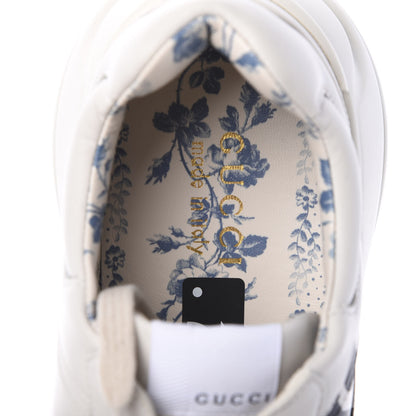 Gucci X MLB Calfskin NY Yankees Mens Rhyton Sneakers 9.5 Mystic White 7 of 8
