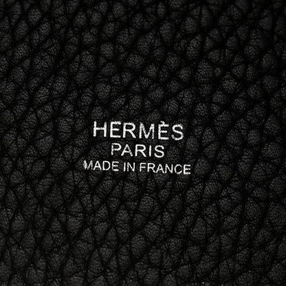 Hermes Taurillon Clemence Picotin Lock 22 MM Black 6 of 15
