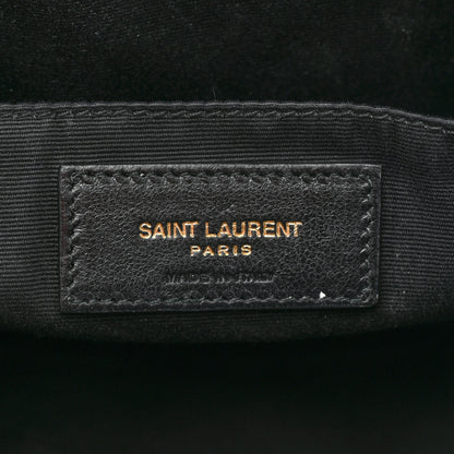 Saint Laurent Calfskin Matelasse Monogram Lou Camera Bag Turquoise 6 of 10