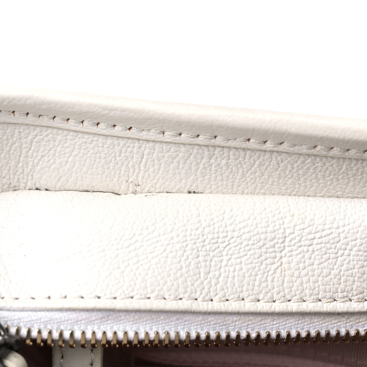 Chanel Patent Goatskin Quilted Medium Gabrielle Hobo White 11 of 15