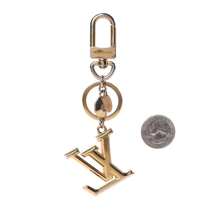 Louis Vuitton LV Facettes Bag Charm Key Holder Gold 2 of 4