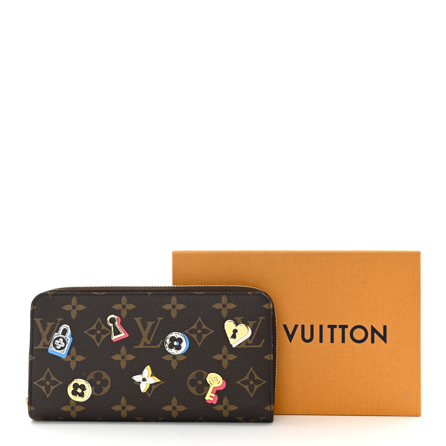 Louis Vuitton Monogram LV Love Lock Zippy Wallet 12 of 12