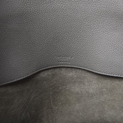 Saint Laurent Grained Calfskin Medium Supple Sac De Jour Mouse Grey 10 of 11