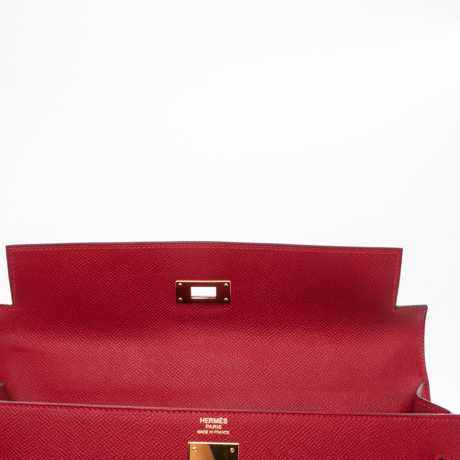 Hermes Epsom Kelly Sellier 32 Rouge Casaque 25 of 28