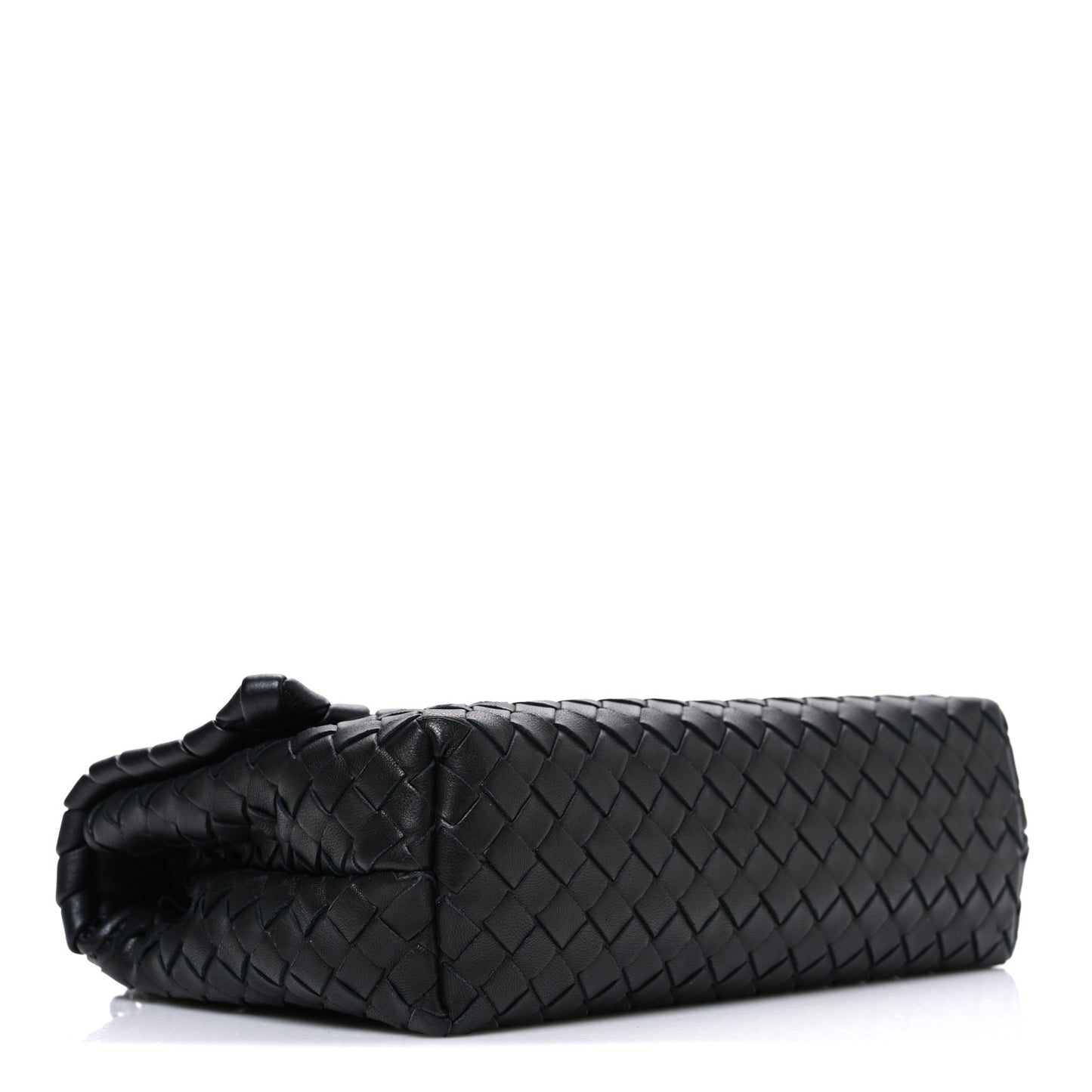 Nappa Intrecciato Baby Olimpia Shoulder Bag Black