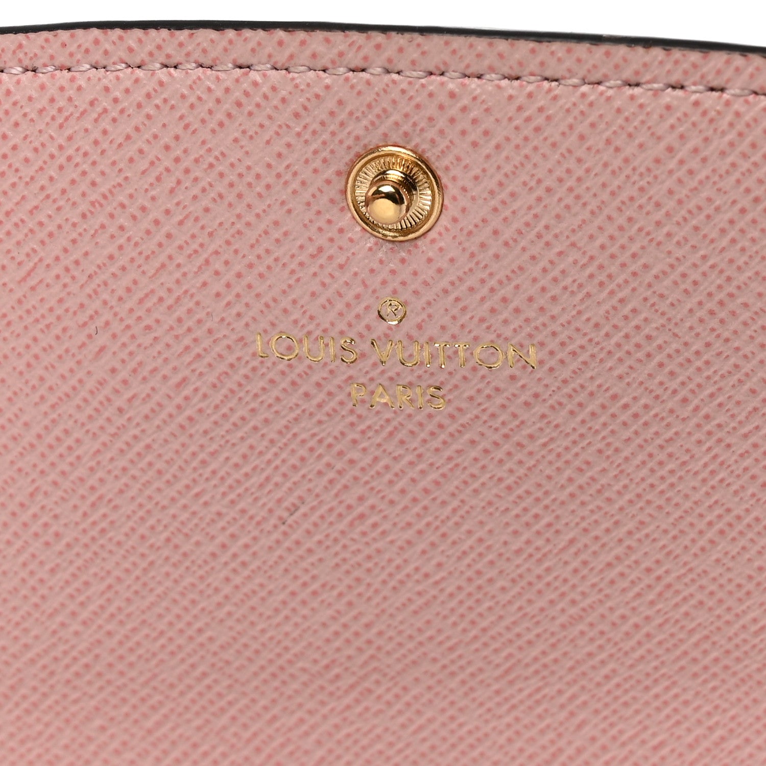 Louis Vuitton Damier Ebene Emilie Wallet Rose Ballerine 7 of 9