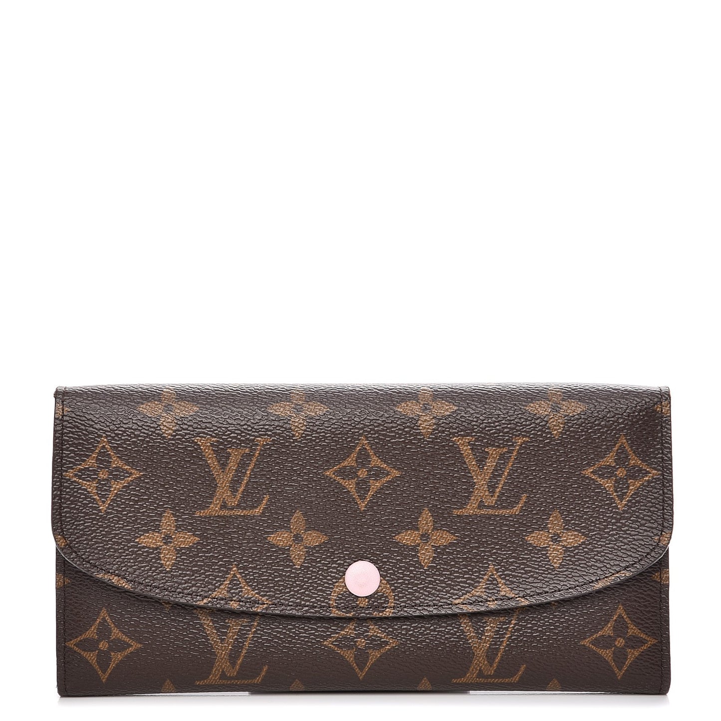 Monogram Emilie Wallet Rose Ballerine