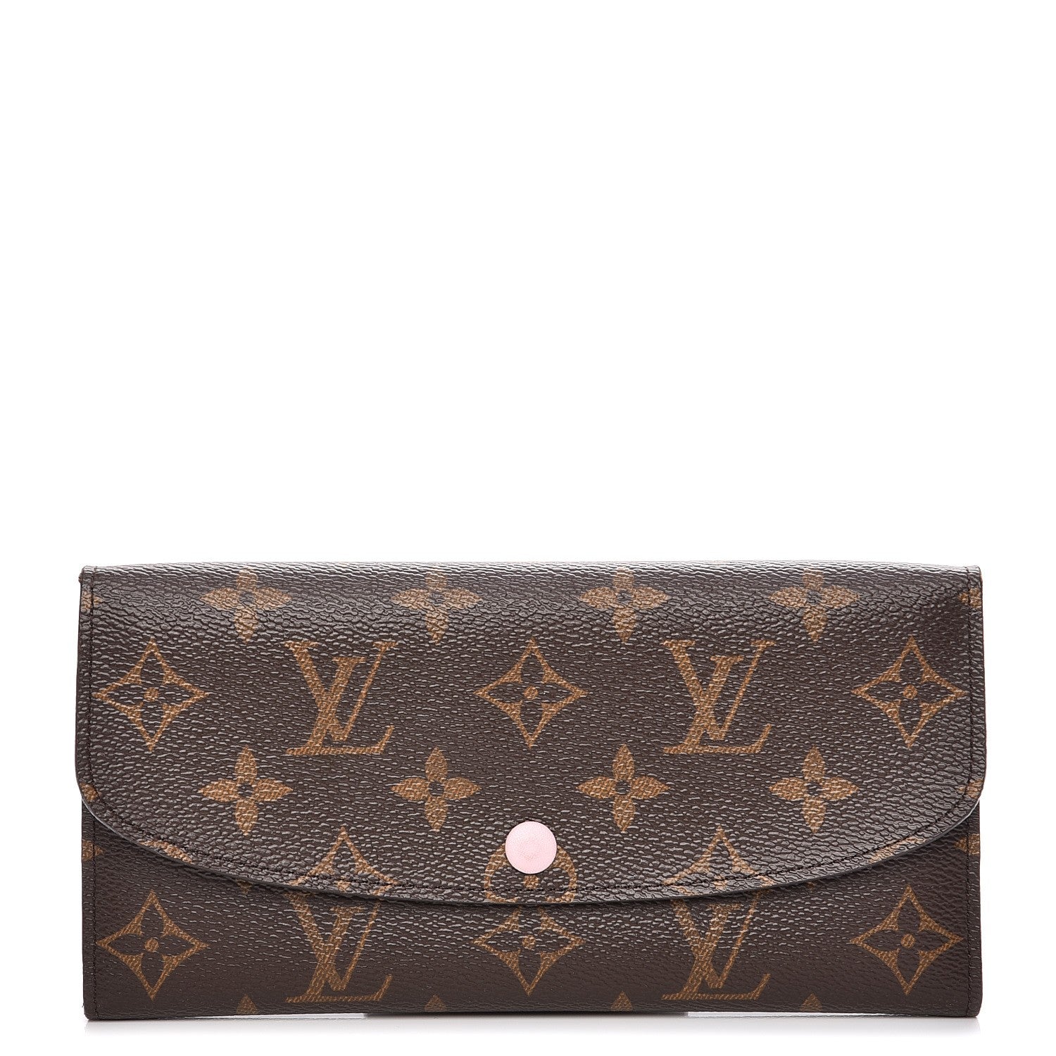 Louis Vuitton Monogram Emilie Wallet Rose Ballerine 1 of 8