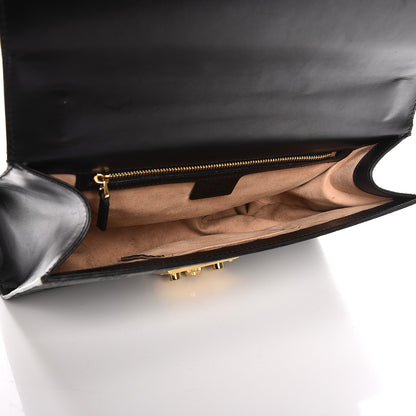 Gucci Guccissima Medium Padlock Shoulder Bag Black 5 of 20